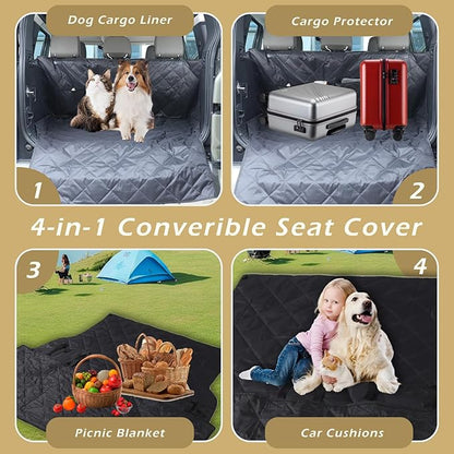 PIUGILH Car Trunk Pet Mat Cargo Liner Compatible with Land Rover Defender 2020 2021 2022 2023 2024 2025