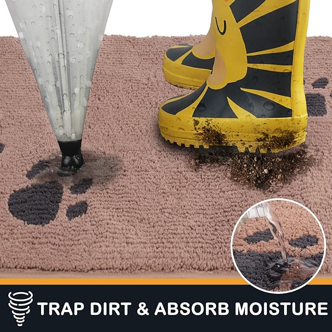 PURRUGS Dirt Trapper Door Mat 34" x 59"