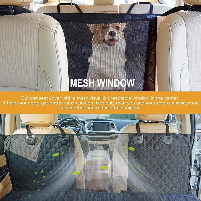 Dog Car Seat Cover Waterproof Dog Car Seat