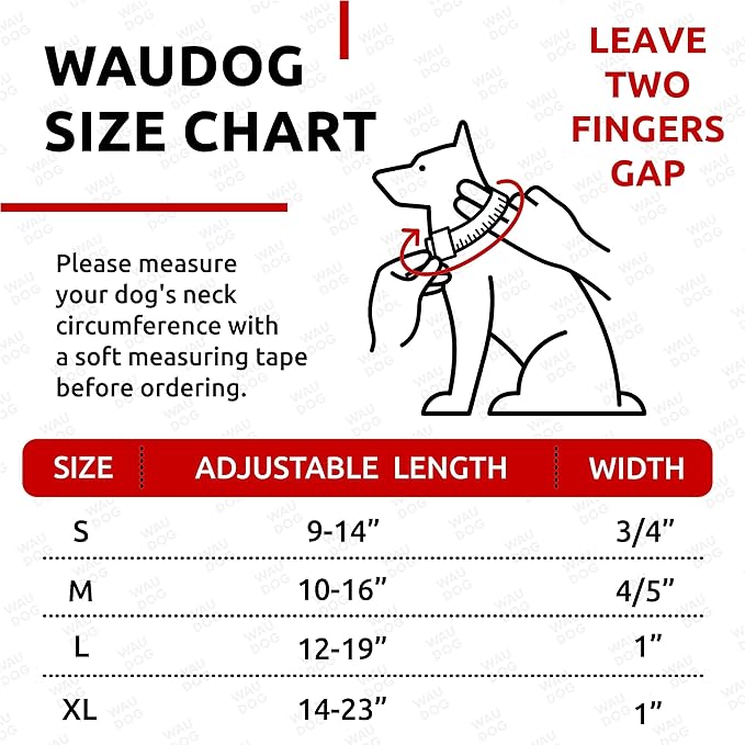 WAUDOG Waterproof Dog Collar