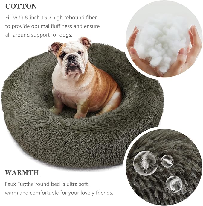 nononfish Dog Bed Mat for Medium Dogs 30x30x7 inches, 30 pounds