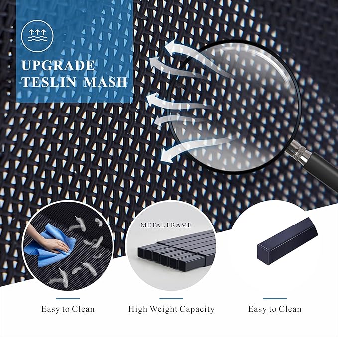 Portable Raised Cooling Steel-Framed Elevated Pet Bed