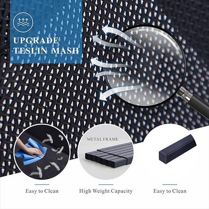 Portable Raised Cooling Steel-Framed Elevated Pet Bed