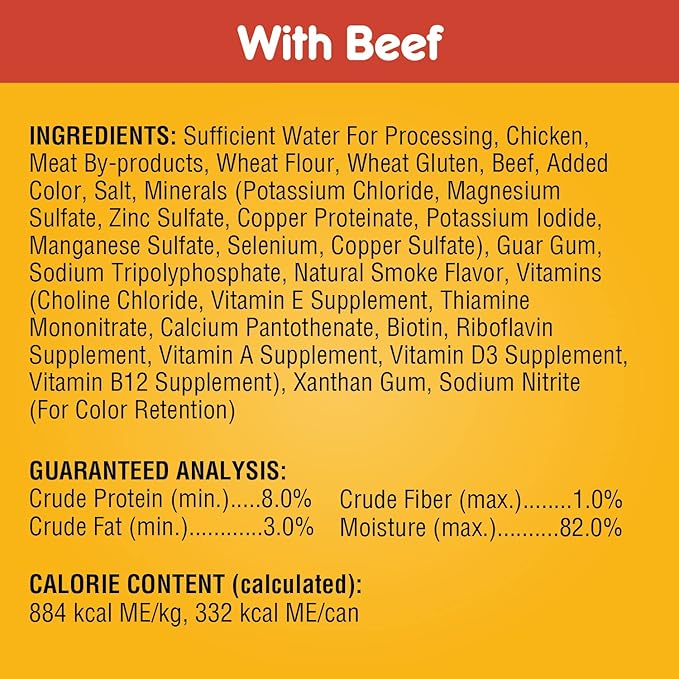 PEDIGREE CHOICE CUTS IN GRAVY Adult Canned Soft Wet Dog Food Variety Pack, with Beef and Country Stew, 13.2 oz. Cans (Pack of 12)