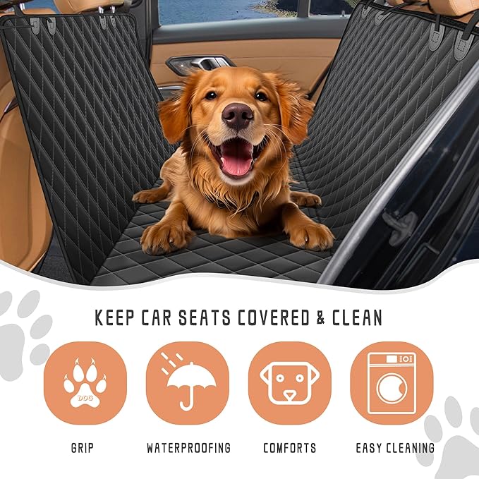 Dog Car Seat Cover for Back Seat