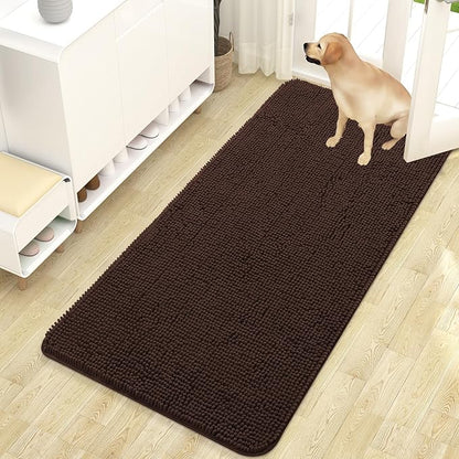 OLANLY Dog Door Mat for Muddy Paws 47x24
