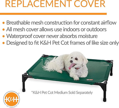 K&H Pet Products Elevated Cooling Outdoor Dog Bed 32 X 25 Inches
