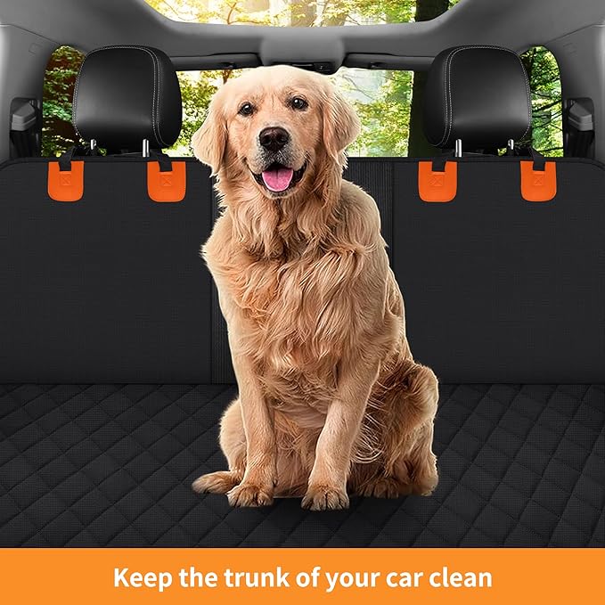 GXT Dog Back Seat Cover Protector for Cars SUV and Trucks with Mesh Window
