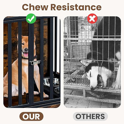 Rovibek Large Dog Crate 44 Inch, 2 Removable