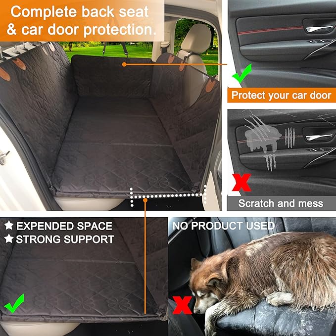 Paw Jamboree Dog Hammock for Car Hard Bottom