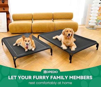 Elevated Dog Bed Raised Outdoor Dog Cot for Large Dogs 43.3 Inches