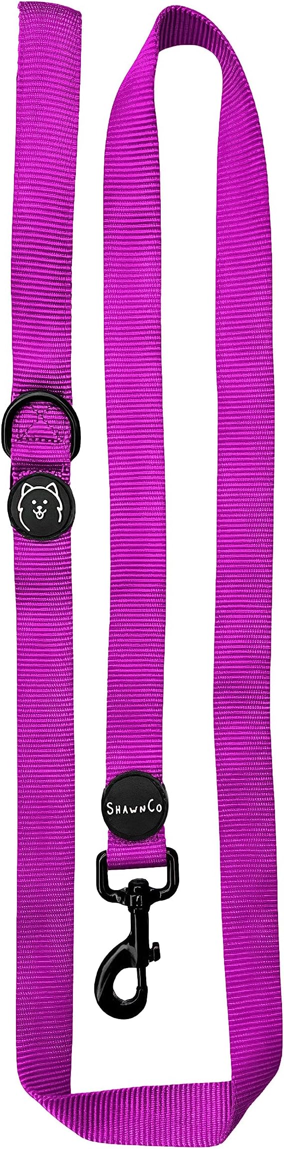 ShawnCo Dream Walk Dog Leash- Premium, Nylon Pet Leash with Soft Neoprene Handle for Small, Medium and Large Dogs (Orchid, Small)