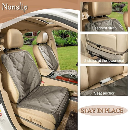 YESYEES Dog Front Seat Covers for Cars 2 Pack 4 Nonslip