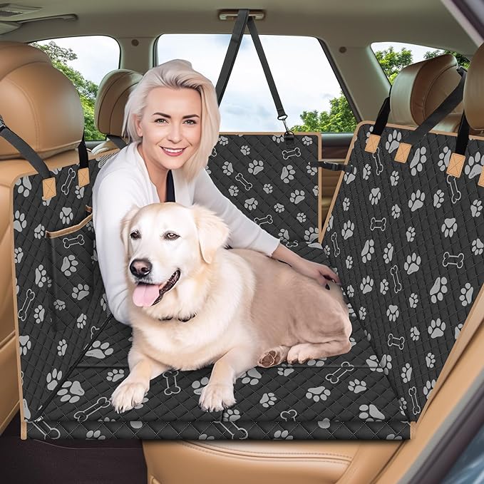 Dog Car Seat Cover for Back Seat