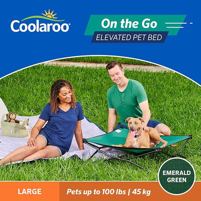 COOLAROO On the Go Cooling Elevated Dog Bed
