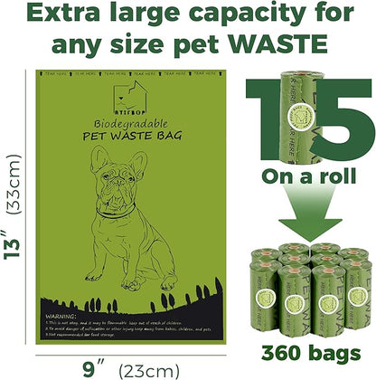 Biodegradable Dog Poop Bags 360 Count Scented