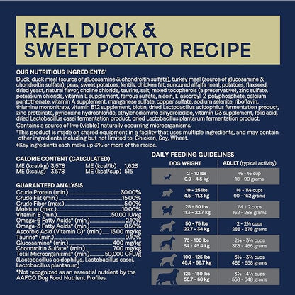 Canidae Pure Grain Free Adult Dry Dog Food, Real Duck & Sweet Potato, 12 lbs.