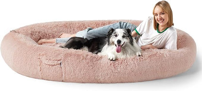 Bedsure Memory Foam Human Dog Bed 72"x48"x12" Calming