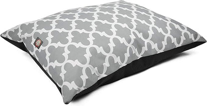 Majestic Pet Rectangle Large Dog Bed Washable – Non Slip Comfy Pet Bed – Dog Crate Bed Super Value Pillow Dog Bed – Dog Kennel Bed for Sleeping 46 x 35 Inch