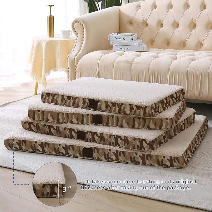 DaysU Dog Bed for Medium Dogs 35 Ibs, 35x22x3in