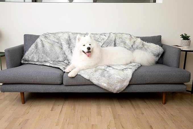 PupProtector Luxe Waterproof Throw Blanket for Dogs and Cats (60" L 50" W)