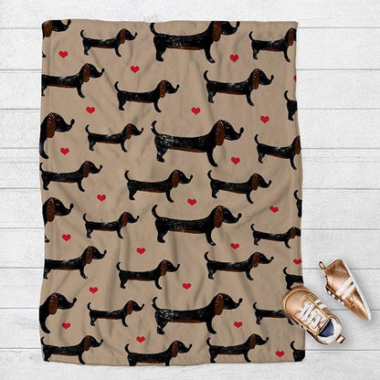 Dachshund Dog Blankets Puppy Blanket 30x40 in