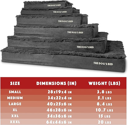 The Dog’s Bed Orthopedic Memory Foam Dog Bed 34x22, Pain