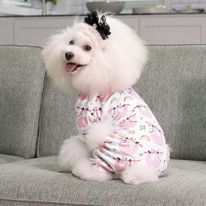 CuteBone Sloth Soft Puppy Pajamas Cute Dog Pjs P263XL X-Large
