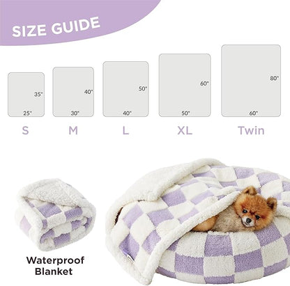 Lesure Waterproof Dog Blanket for Large Dogs 3D Textured