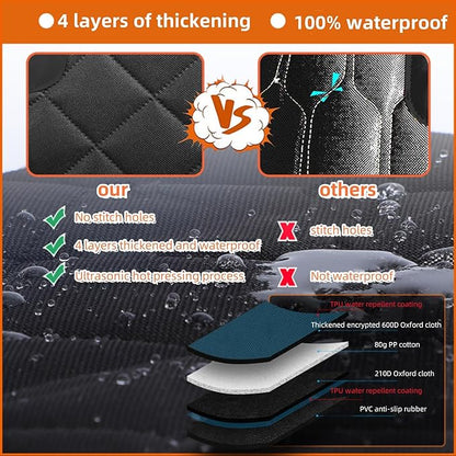 OSWIN Back Seat Extender 330LB,Dog Car