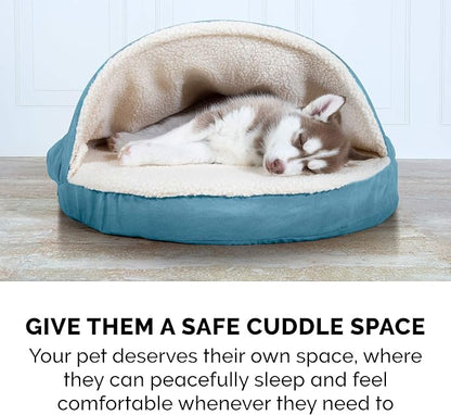 Furhaven 44" Round Orthopedic Dog Bed for Large Dogs w/ Removable Washable Cover 80 lbs 44-inch