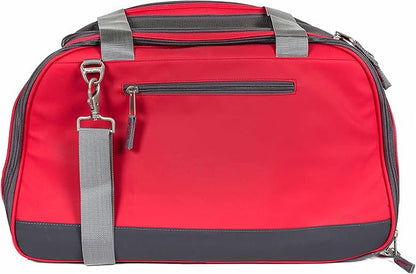 Touchdog 'Wick-Guard' Waterproof Fashion Pet Carrier - Sporty Travel Cat and Dog Carrier with Included Shoulder-Straps and Washable Pet Mat