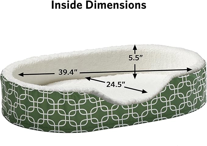 MidWest Homes for Pets Orthoperdic Egg-Crate Nesting Pet Bed w/ Teflon Fabric Protector