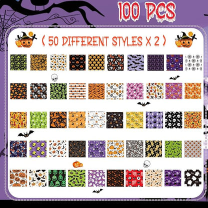 Talltalk 100 Pcs Halloween Dog Bow Ties Bulk