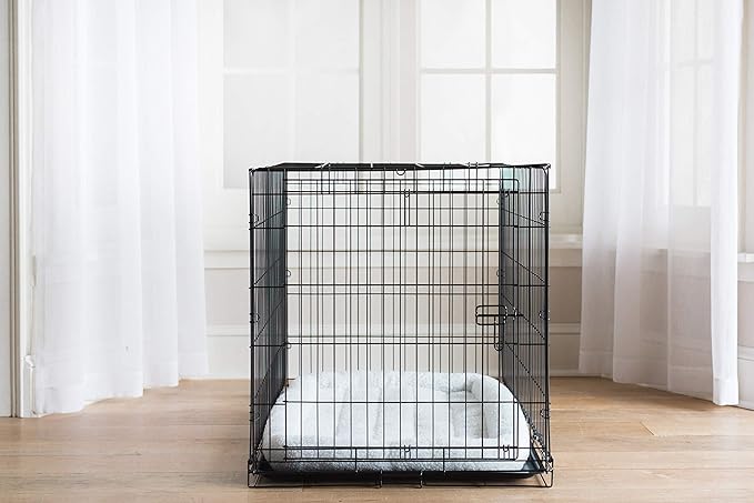 PRECISION PET PRODUCTS Sheepskin Bolster Crate Mat 48" Crates,