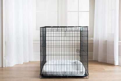 PRECISION PET PRODUCTS Sheepskin Bolster Crate Mat 48" Crates,