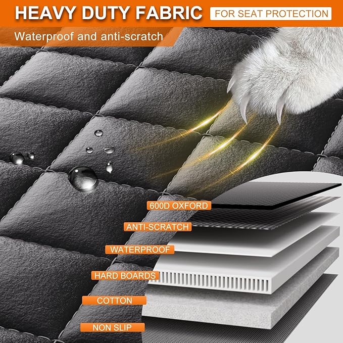 Back Seat Extender for Dogs 270lbs)