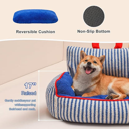 Jiupety Dog Bed XL:33"x27"x17" 35lbs