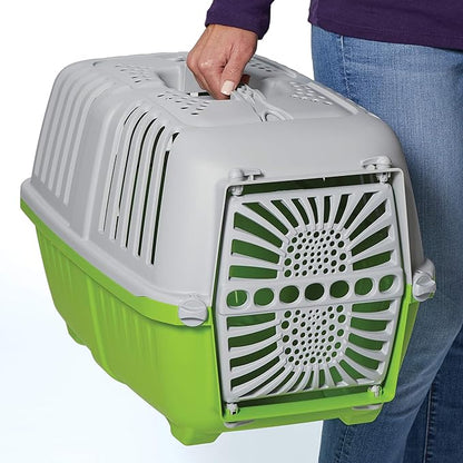 MidWest Homes for Pets Spree Travel Pet Carrier | Hard-Sided Pet Kennel Ideal for 'XS' Dog Breeds, Small Cats & Small Animals | Dog Carrier Measures 22.3L x 14.2 W x 15H - Inches