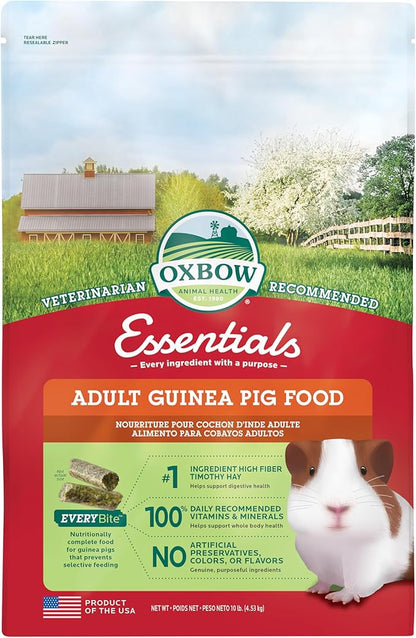 Oxbow Essentials Adult Guinea Pig Food 10 lb.(Packaging
