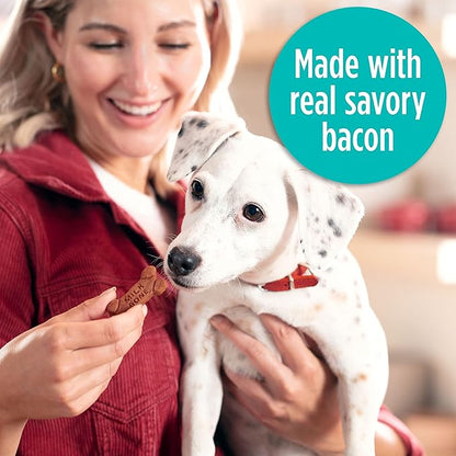 Milk-Bone Soft & Chewy Dog Treats, Bacon Recipe, 5.6 Ounce (Pack of 10), Made with Real Bacon