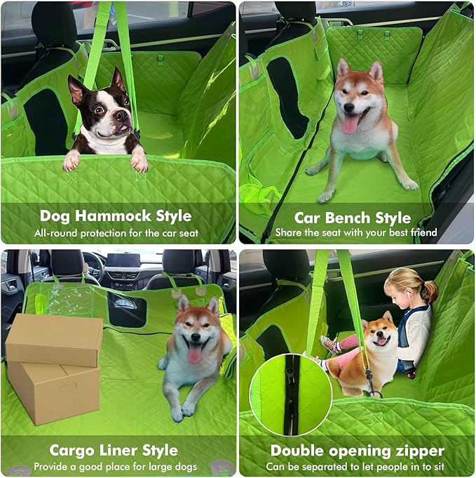 Large Dog Car Seat Cover for Back Seat CWLSGU4