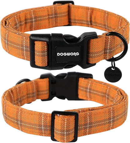 DOGWONG Cotton Dog Collar