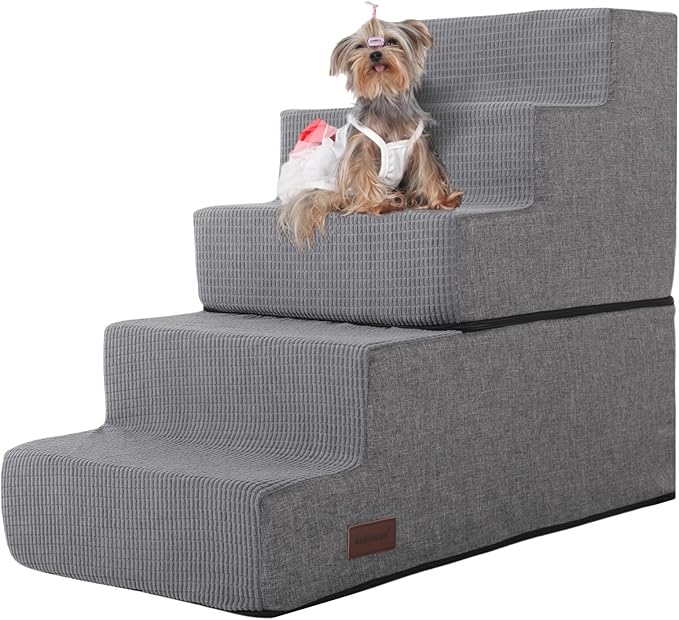 Dog Stairs for High Bed 5 Steps