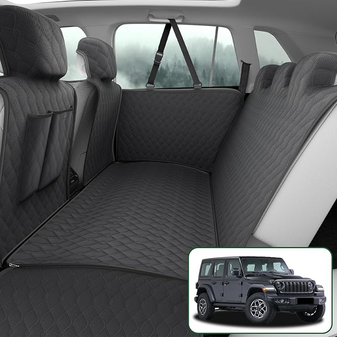 Bilisin Dog Car Seat Cover with Mesh Window 2019-2024 for