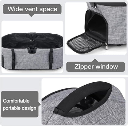 Premium 4-Wheel Pet Stroller for Cats and Small Dogs