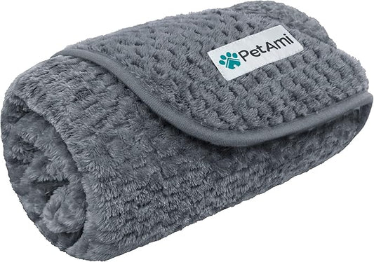 PetAmi Waterproof Dog Blanket 29x40 Gray