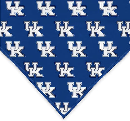 NCAA Officially Licensed Bandana for Dogs and Cats | Fits Pets Great Gift Idea | Easy-to-Tie (Small, Kentucky Wildcats)