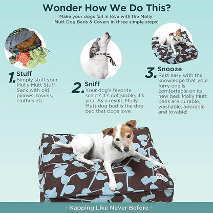 Molly Mutt Huge Dog Bed Cover 36”x45”x5’’ - 100% Cotton