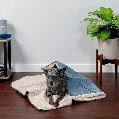 Furhaven Waterproof & Self-Warming Throw Blanket for Dogs & Indoor Cats